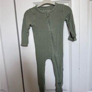 Kyte BABY Ribbed One Piece in Sage